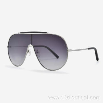 Oversized Metal Women and Men Sunglasses